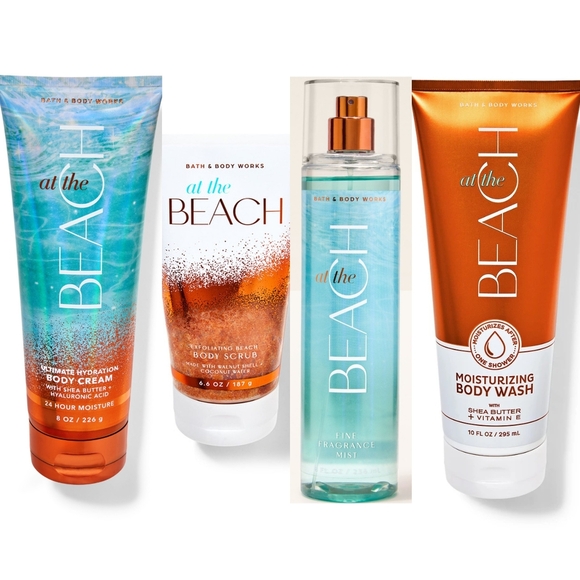 Bath and Body Works At The Beach 4 Piece Body Care Set NEW,New Products : American Fashion Style Bags On Sale